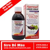 SIRO HỖ TRỢ GIẢM THIẾU MÁU HEALTH AID HAEMOVIT LIQUID GOLD  200ML- ANH QUỐC