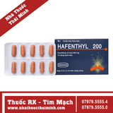 Thuốc Hafenthyl 200mg - điều trị tăng triglycerid máu (3 vỉ x 10 viên)