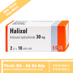 Thuốc Halixol 30mg - Trị hen, viêm phế quản (2 vỉ x 10 viên)