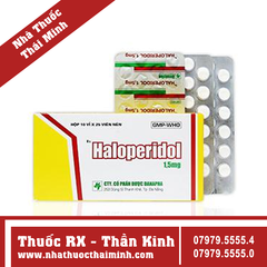 Thuốc Haloperidol 1.5mg - Điều trị trạng thái kích động tâm thần (250 viên)