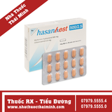 Thuốc Hasanbest 500/2.5 - Trị đái tháo đường tuýp 2 (2 vỉ x 15 viên)