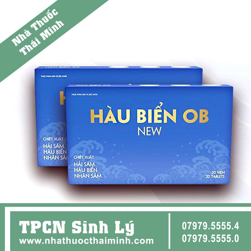 Hàu Biển OB NEW - Tăng Cường Sinh Lý Nam, Trị Xuất Tinh Sớm, Rối Loạn Cương Dương ( hộp 20 viên )