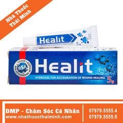 Gel Healit Vhpharma hỗ trợ điều trị vết thương hở cấp tính và mãn tính (5g)