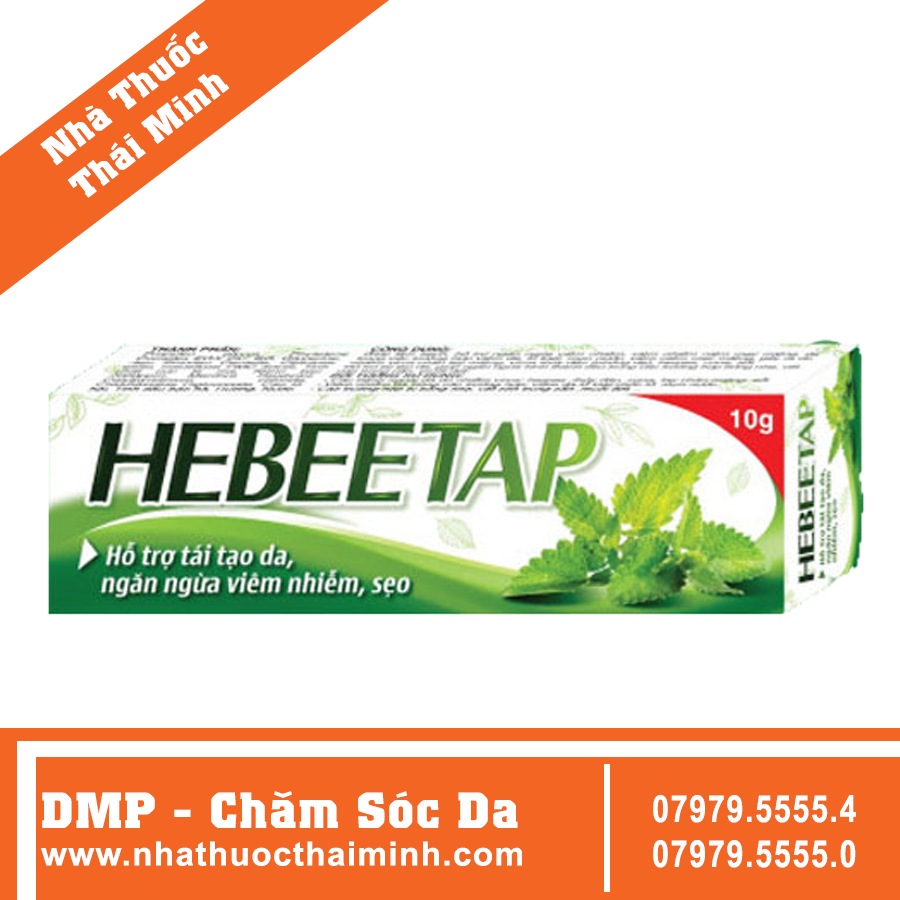 Hebeetap - Kem bôi ngăn ngừa viêm nhiễm hỗ trợ tái tạo da hiệu quả