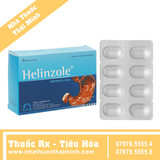 Thuốc Helinzole 20mg - điều trị viêm loét dạ dày tá tràng (3 vỉ x 8 viên)