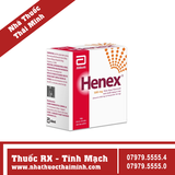 Thuốc Henex 500mg - Điều trị trĩ, suy tĩnh mạch - mạch bạch huyết (10 vỉ x 10 viên)