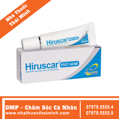 Gel làm mờ sẹo mụn và vết thâm Hiruscar Post Acne (5g)