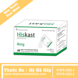 Thuốc Hiskast 4mg Dược 3-2 điều trị hen phế quản mạn tính (0,5g x 28 gói)