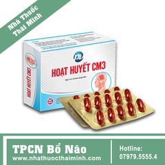 THUỐC HOẠT HUYẾT DƯỠNG NÃO CM3 – TĂNG CƯỜNG LƯU THÔNG MÁU