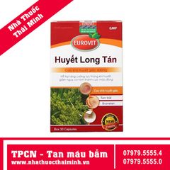 HUYẾT LONG TÁN (Hộp 30 viên) - Giảm Nguy Cơ Hình Thành Cục Máu Đông, Tan Máu Bầm