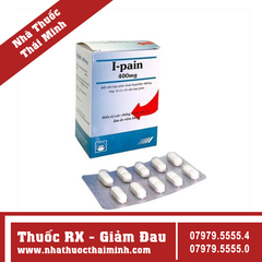 Thuốc I-pain 400 - Giảm triệu chứng sốt, đau do cảm cúm, cảm lạnh (10 vỉ x 10 viên)