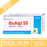 Thuốc Ibutop 50 - điều trị các bệnh về tiêu hóa (2 vỉ x 10 viên)