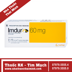 Thuốc Imdur 60mg - Dự phòng trị đau thắt ngực (2 vỉ x 15 viên)