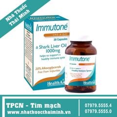 IMMUTONE HEALTHAID (Hộp 30 viên) - VIÊN DẦU GAN CÁ MẬP