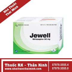 Thuốc Jewell 30mg - Điều trị các đợt trầm cảm nặng (4 vỉ x 7 viên)