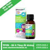 Siro BRAUER Liquid Multivitamin for Infants (45ml) - Vitamin Tổng Hợp cho trẻ sơ sinh