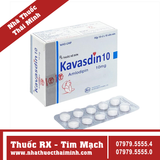 Thuốc Kavasdin 10mg - điều trị tăng huyết áp (10 vỉ x 10 viên)