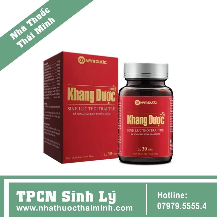 KHANG DƯỢC NEW VIÊN UỐNG BỔ THẬN, TĂNG CƯỜNG SINH LÝ