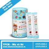 THẠCH HỒNG SÂM RAU CỦ VITA KIDS ID (Hộp 10 gói) - Bổ Sung Vitamin, Khoáng Chất và Chất Xơ Cần Thiết Cho Trẻ