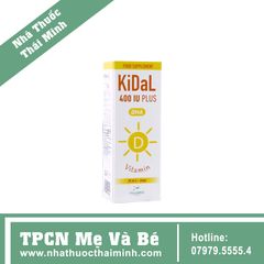 KIDAL 400 IU PLUS - TĂNG CƯỜNG HẤP THỤ CANXI