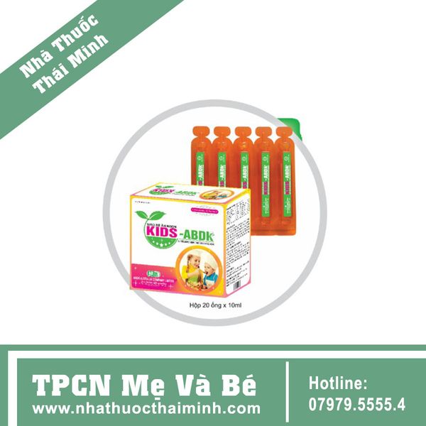KIDS-ABDK SIRO BÉ ĂN NGON giá tốt nhất hiện nay | Nhà thuốc Thái Minh