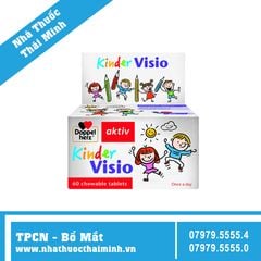 KINDER VISIO (Hộp 60 viên) - Viên Nhai Bổ Mắt Cho Bé
