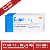 Thuốc Lacipil 4mg GSK - Điều trị tăng huyết áp (28 viên)