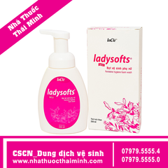 BỌT VỆ SINH PHỤ NỮ LADYSOFTS HỒNG 100ML