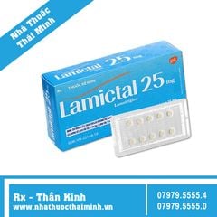LAMICTAL 25MG (3 vỉ x 10 viên) - Thuốc Điều Trị Động Kinh, Rối Loạn Lưỡng Cực