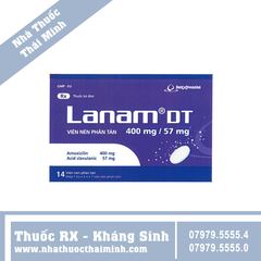 Thuốc Lanam DT 400mg/57mg điều trị nhiễm khuẩn