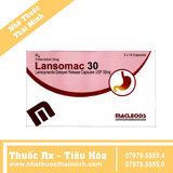Thuốc Lansomac 30 - điều trị viêm thực quản, loét dạ dày (3 vỉ x 10 viên)