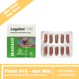 Thuốc Legalon 140mg - hỗ trợ điều trị viêm gan, xơ gan (6 vỉ x 10 viên)