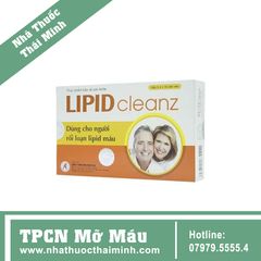 LIPIDCLEANZ – HỖ TRỢ ĐIỀU TRỊ RỐI LOẠN LIPID MÁU