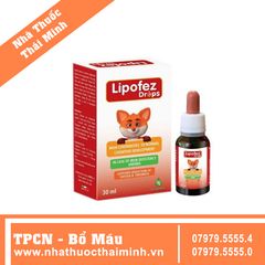 LIPOFEZ DROP 30ML - Siro Bổ Sung Sắt, Vitamin Và Khoáng Chất, Hỗ Trợ Tạo Máu, Giảm Mệt Mỏi