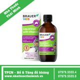 Siro BRAUER Liquid Iron with Vitamin B (200ml) - Bổ sung Sắt & vitamin B cho trẻ từ 1 tuổi