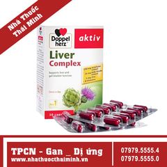 Liver Complex Doppelherz Aktiv (Hộp 30 viên) - Hỗ Trợ Thanh Nhiệt, Tăng Cường Giải Độc Gan