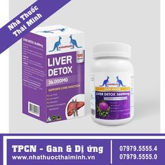 LIVER DETOX 36000MG (Hộp 100 viên) - Hỗ Trợ Giải Độc Gan