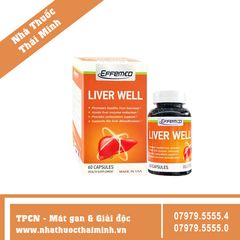LIVERWELL Nutrimed (Hộp 60 viên) - Hỗ Trợ Giải Độc Gan, Bảo Vệ Tế Bào Gan