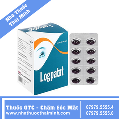 Thuốc Logpatat - Trị các bệnh về mắt, suy giảm thị lực (6 vỉ x 10 viên)