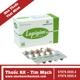 Thuốc Lopigim 300 - điều trị tăng lipoprotein máu (3 vỉ x 10 viên)