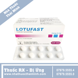 Thuốc Kháng Histamin Lotufast - Fexofenadin Hcl 60mg
