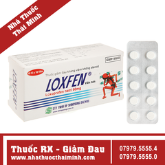 Thuốc Loxfen 60mg - Giúp giảm đau kháng viêm (10 vỉ x 10 viên)