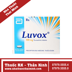 Thuốc Luvox 100mg - Điều trị trầm cảm, rối loạn trầm cảm (2 vỉ x 15 viên)