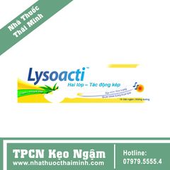 Lysoacti Viên Ngậm Trị Đau Họng, Giảm Khan Tiếng