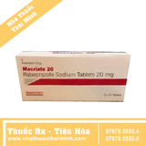 Thuốc Macriate 20mg - điều trị viêm loét dạ dày, tá tràng (3 vỉ x 10 viên)