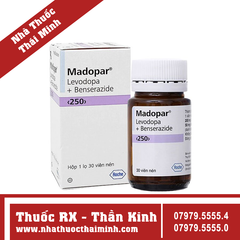 Thuốc Madopar 250mg - Điều trị bệnh Parkinson vô căn (30 viên)