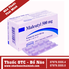 Thuốc Maleutyl 500mg - hỗ trợ cải thiện và duy trì chức năng não (5 vỉ x 10 viên)