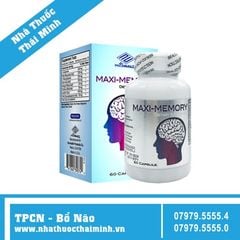 Maxi-Memory (60 Viên) - Viên Uống Tăng Cường Trí Nhớ