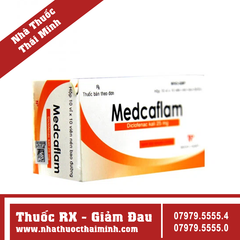 Thuốc Medcaflam 25mg - Giảm đau, kháng viêm (10 vỉ x 10 viên)
