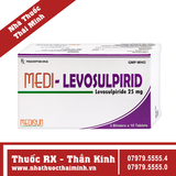 Thuốc Medi Levosulpirid 25mg - Điều trị tâm thần phân liệt (3 vỉ x 10 viên)